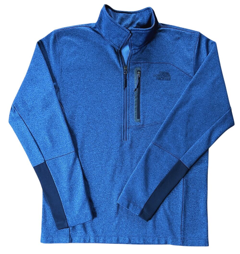 The North Face Canyonlands Half-Zip Blue Pullover Jacket Men's Medium